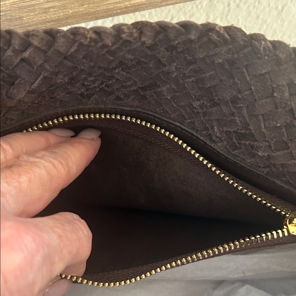 Madewell Dark Brown Woven Tote - Picture 7 of 9